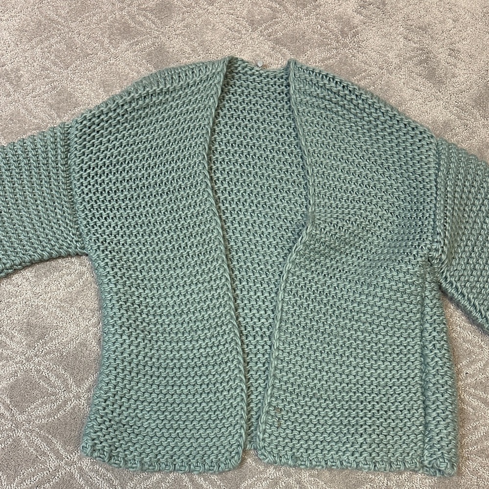 Chunky Knit Open Cardigan Sweater - Anthropologie